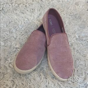 TOMS Clemente Light Mauve Corduroy